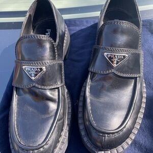 Prada Men's Black Loafers